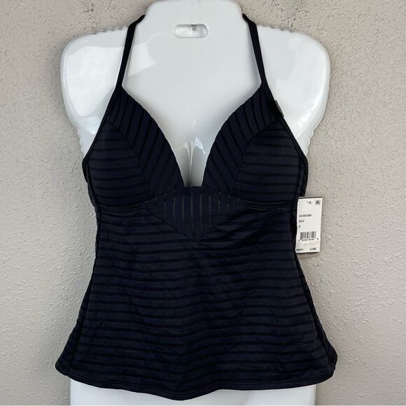 NWT Kenneth Cole New York Tankini Swim Top Size S - Picture 1 of 6